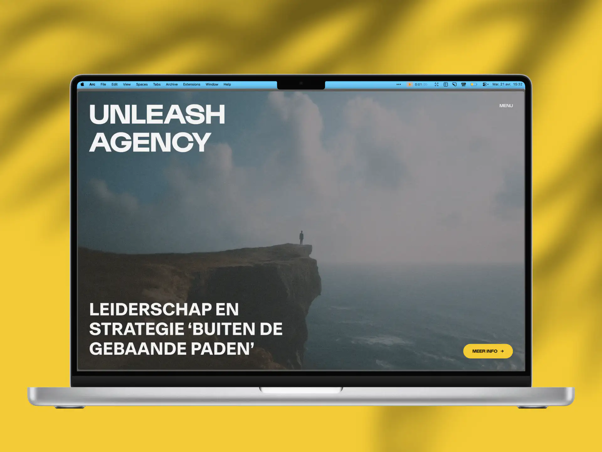 Web design of De Verdwaalde Jongens