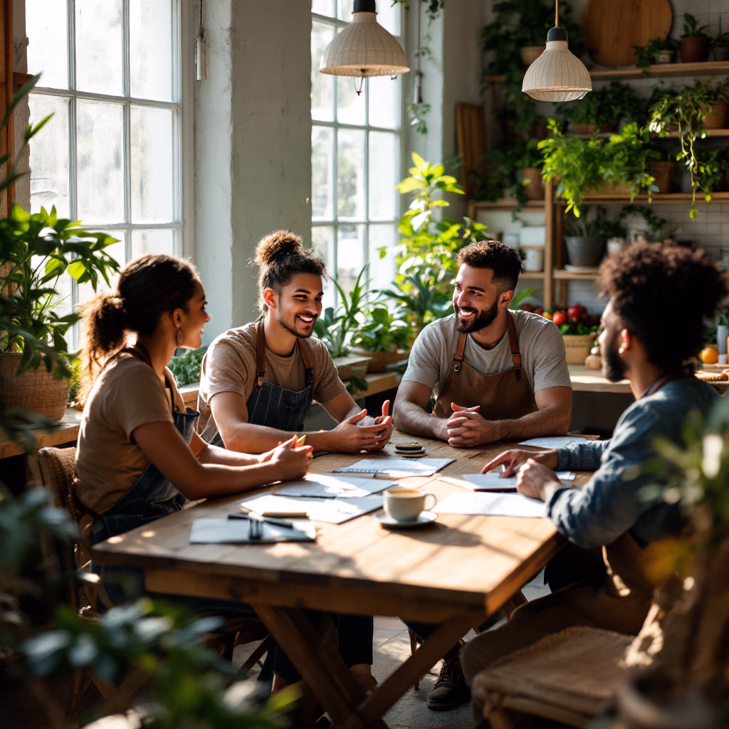 [team] image of grocery store staff