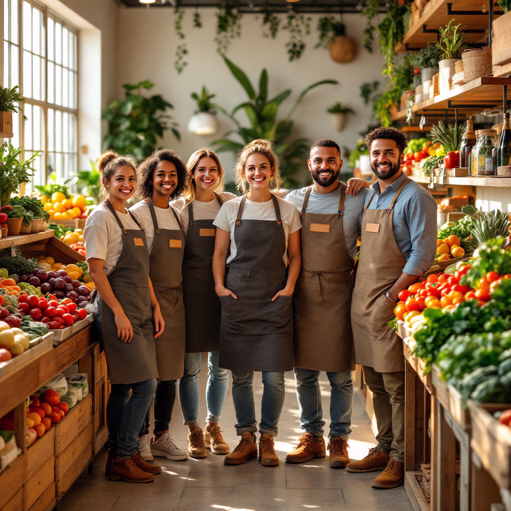 [team] image of grocery store staff