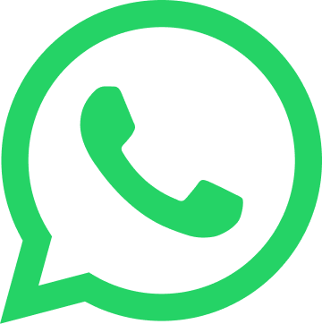 WhatsApp logo in green with a phone handset inside a speech bubble.