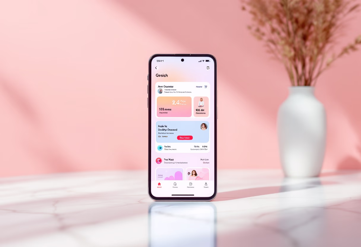 [interface] image of mobile app usage