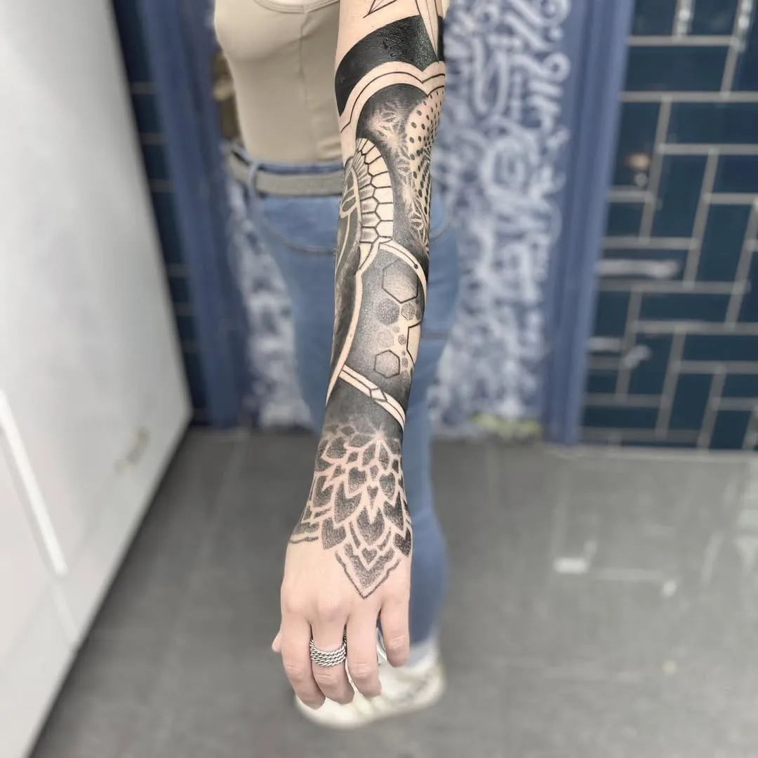 Geometric Tattoo Sleeve