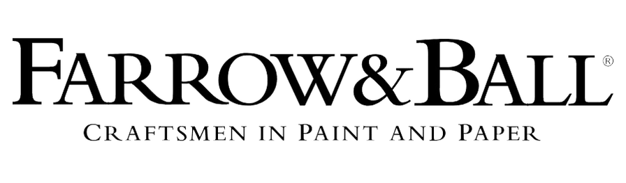 Farrow & Ball logo with the tagline 'Craftsmen in Paint and Paper'.