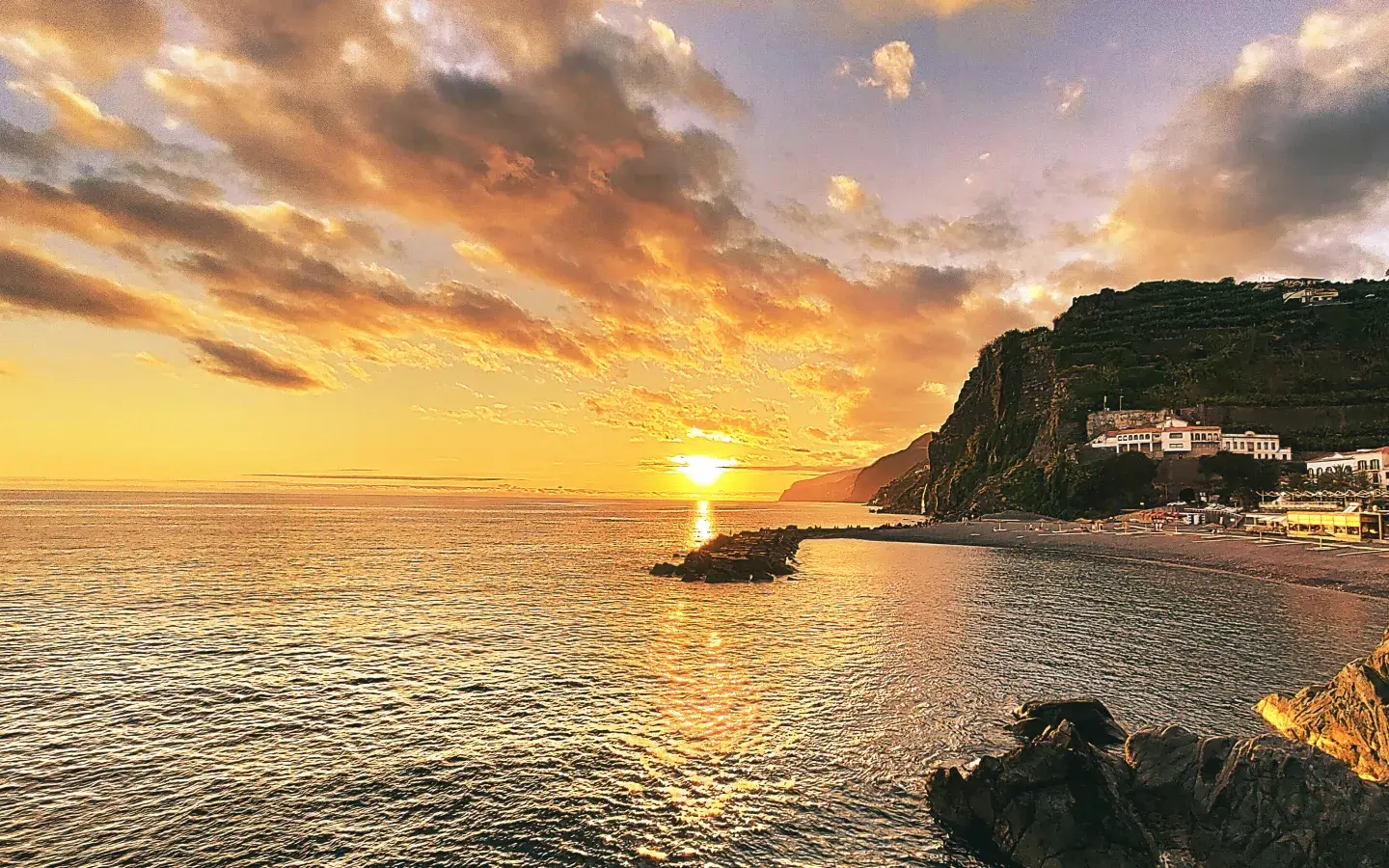 Sonnenuntergang Ponta do Sol, Madeira