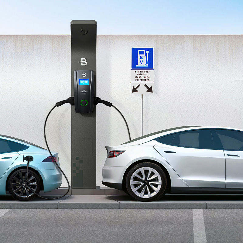 BENY dual smart AC EV charger front view