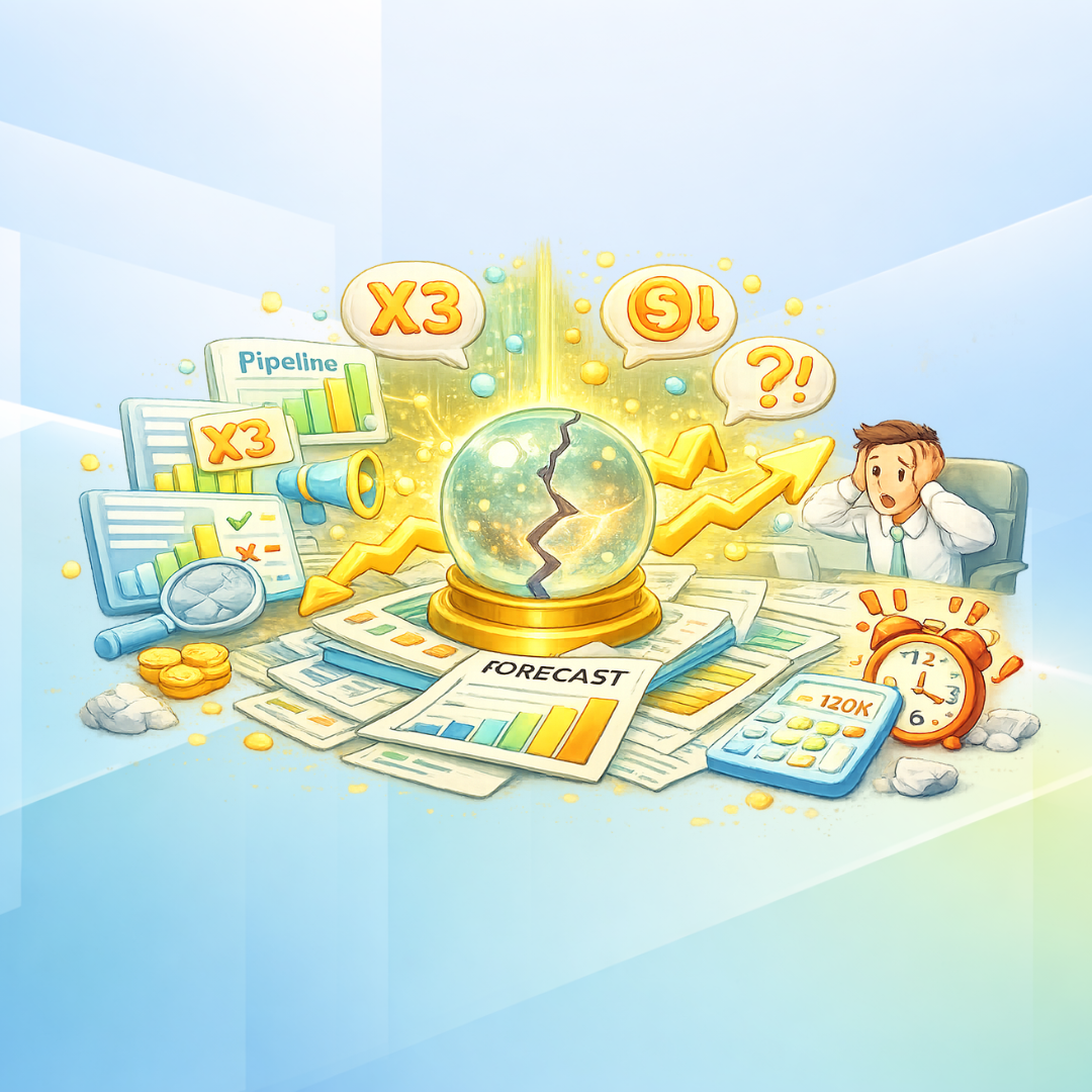 Sales Forecast Accuracy: Why 3x Pipeline Coverage Still Fails