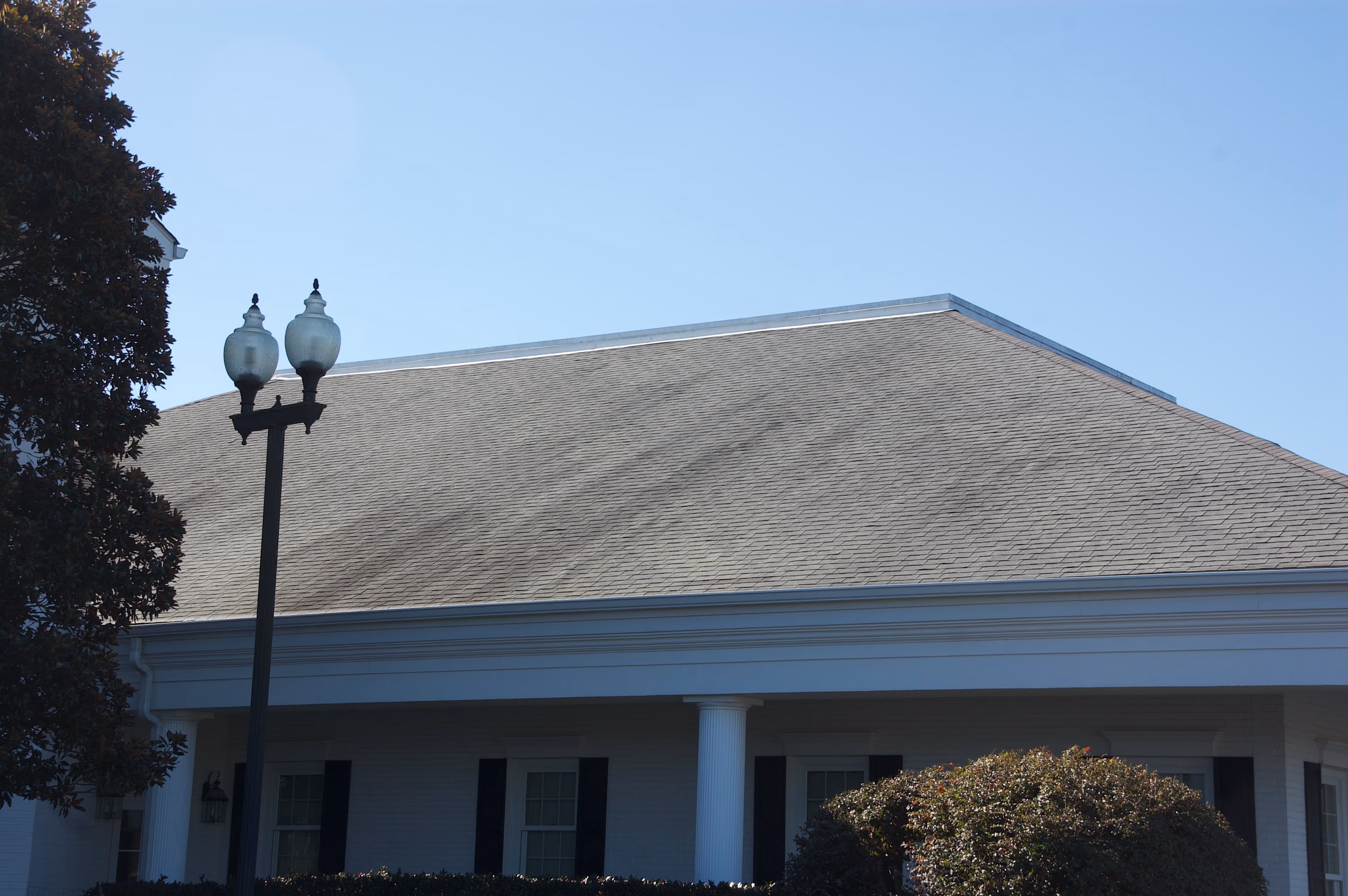 Roof with Black Streaks