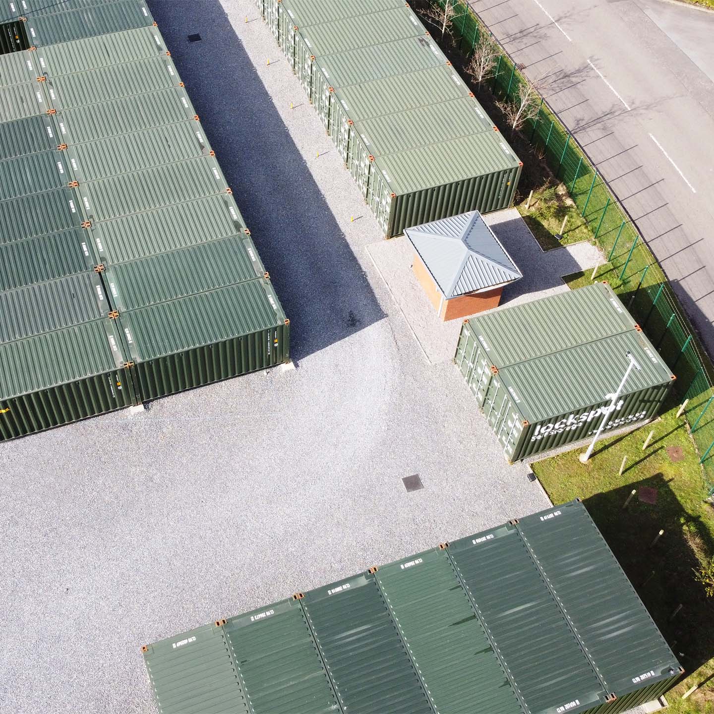 Lockspot container storage site