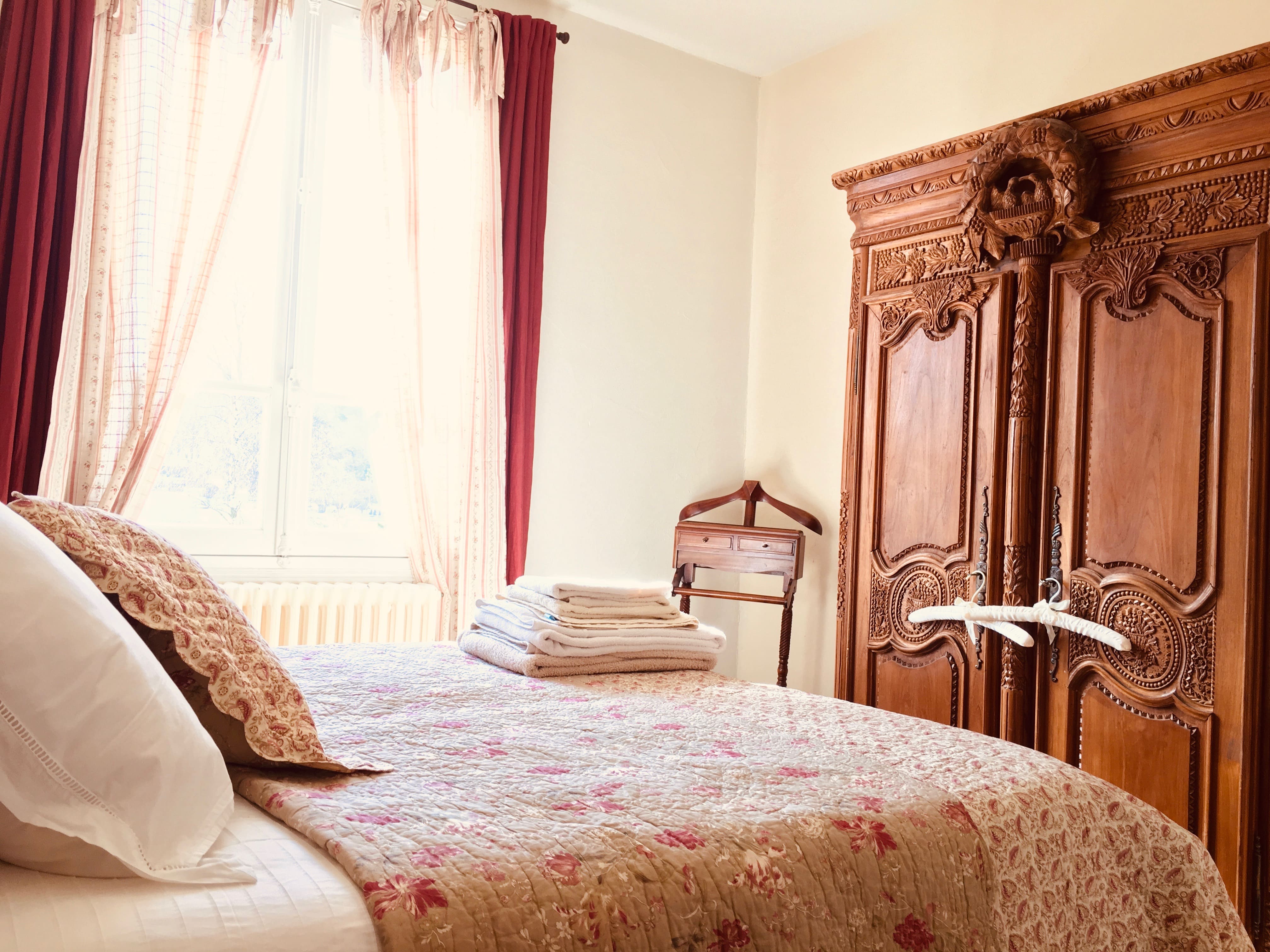 Romantic street in Italian village with restaurants on the side of the street