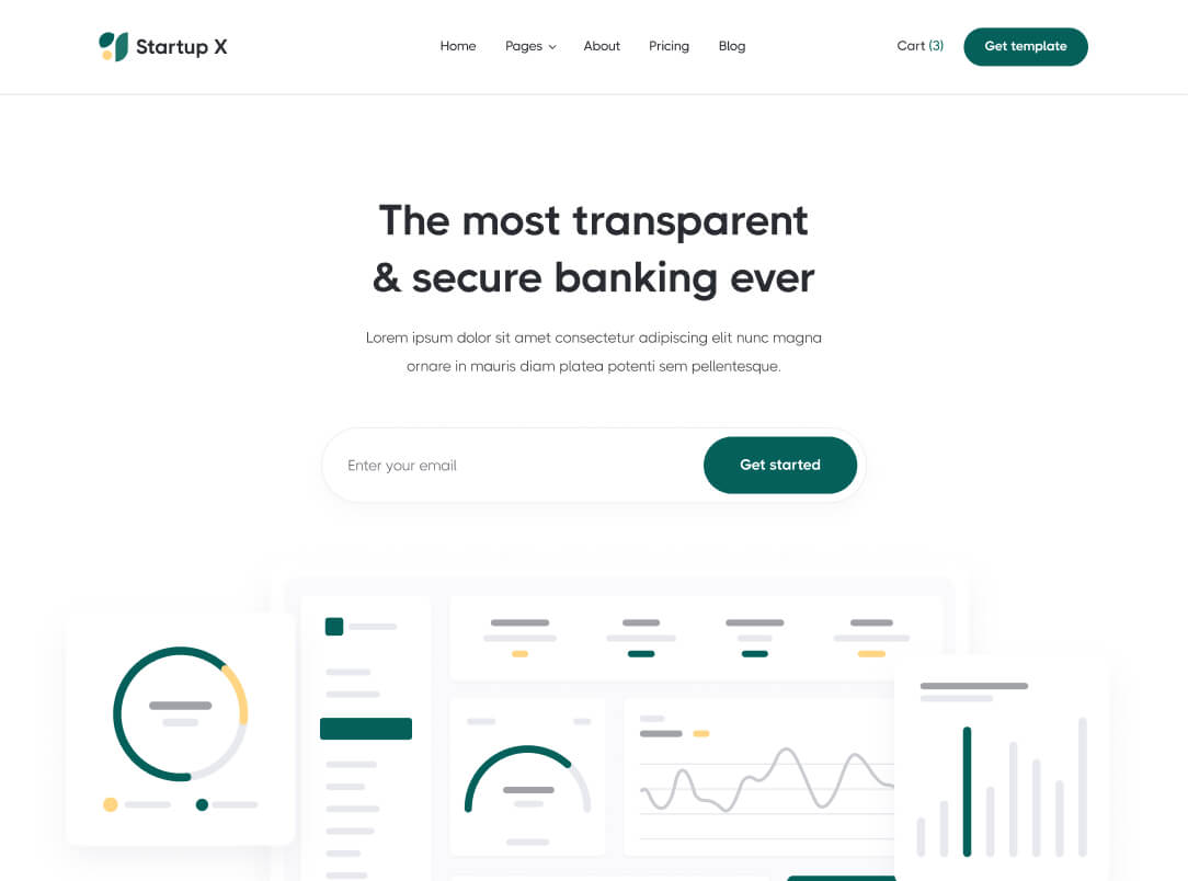 Home - Startup X Webflow Template