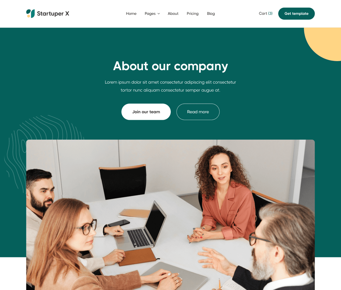 About V1 - Startuper X Webflow Template