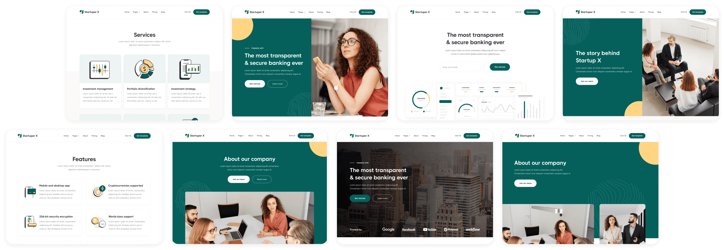 Startuper Pages - Startuper X Webflow Template