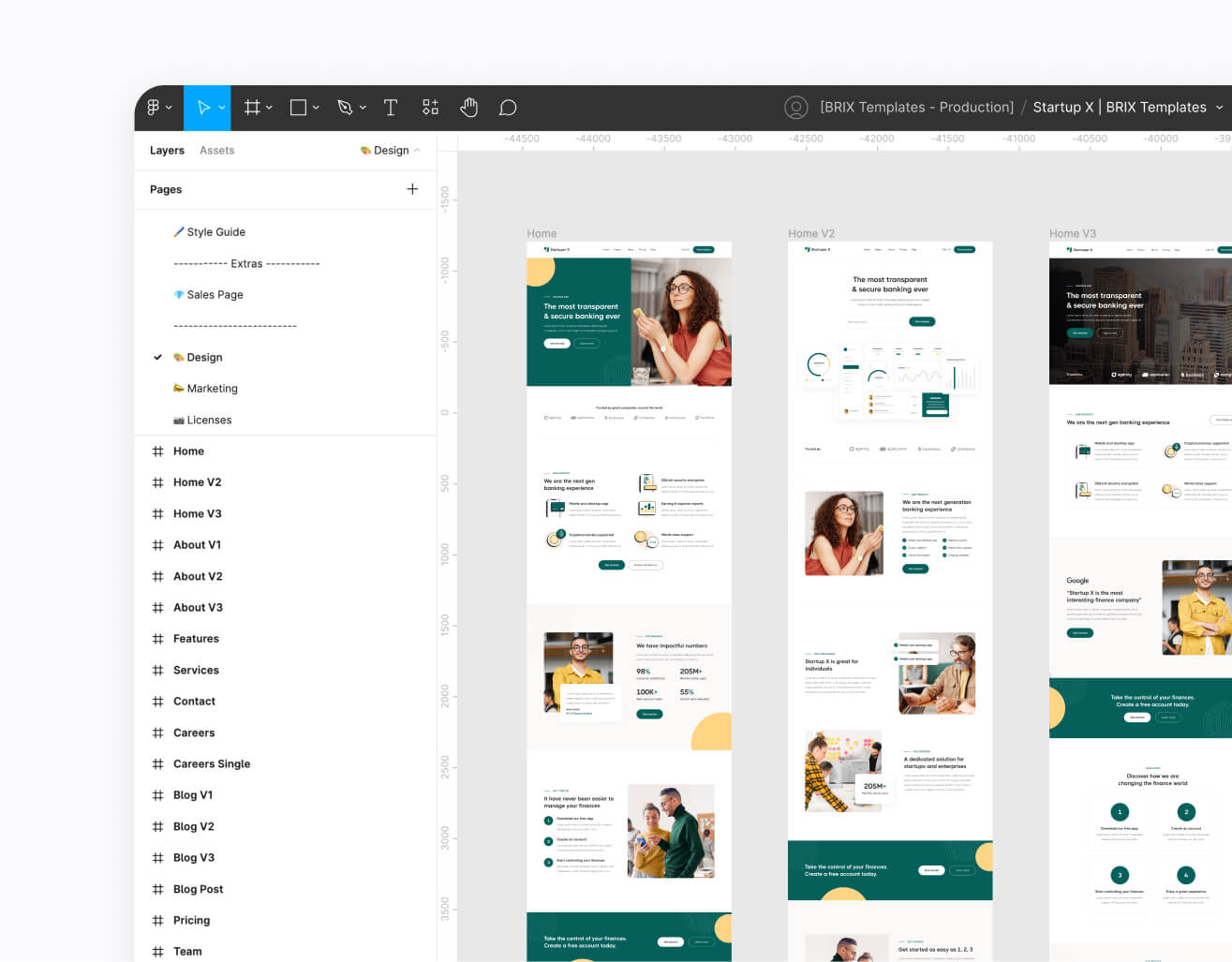 Figma File Included - Startuper X Webflow Template