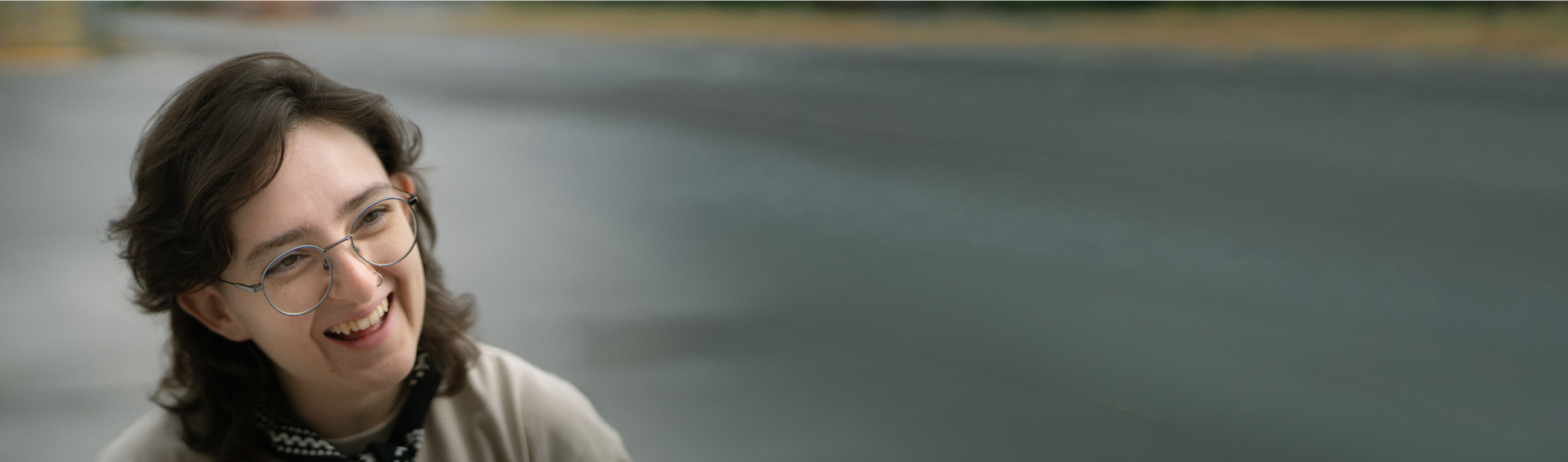 The director of The Chant of Silence smiling