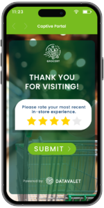 Real-Time Captive Portal Surveys