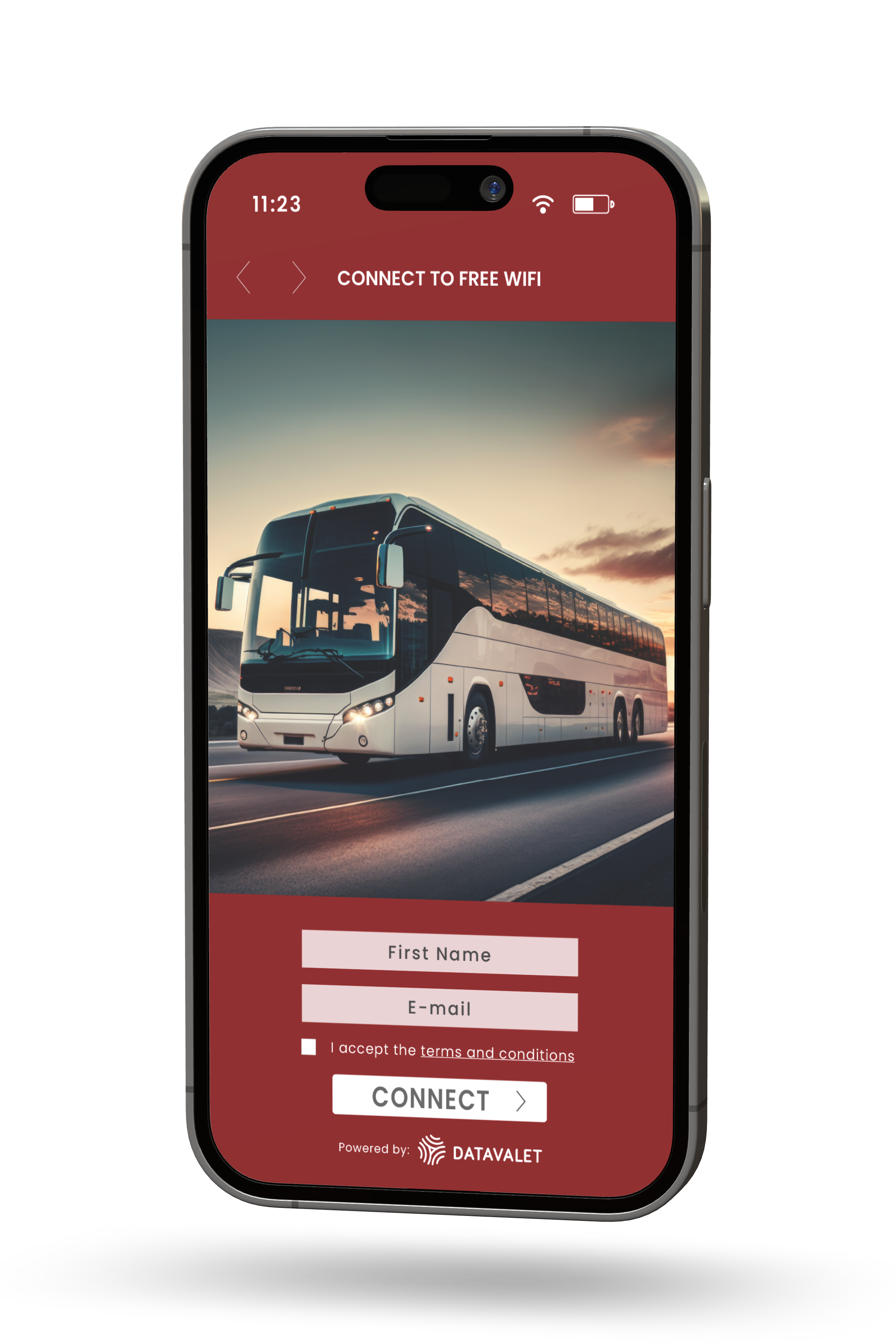 Transportation WiFi Captive Portal