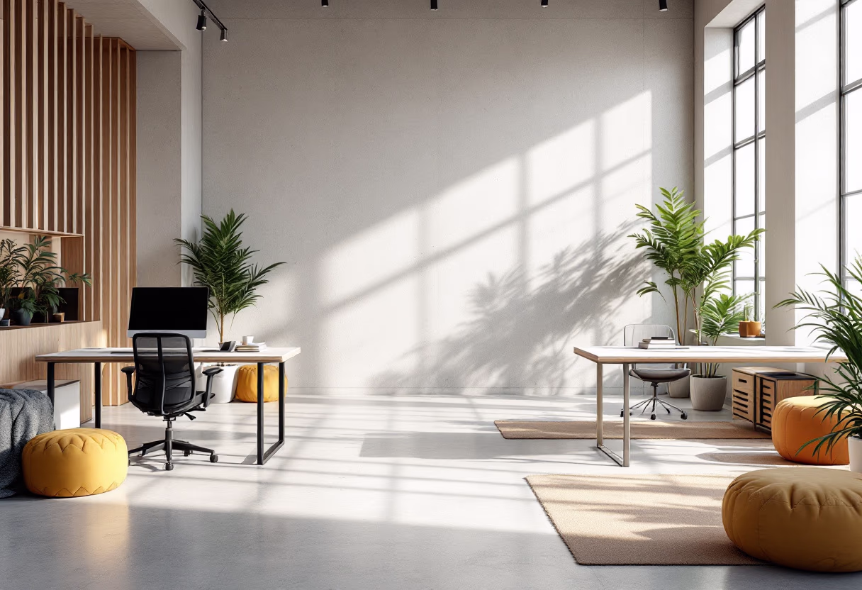 [background image] office space (for a tech gadgets store)