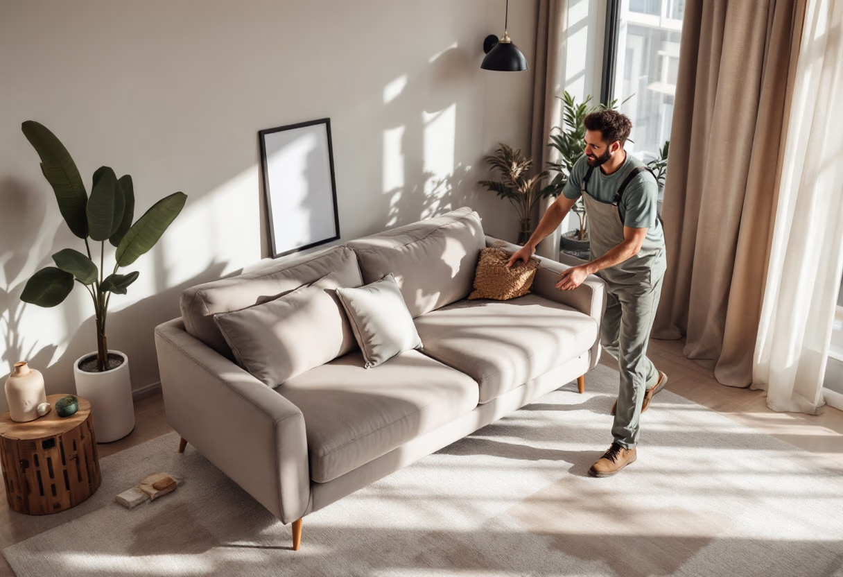image of movers handling furniture