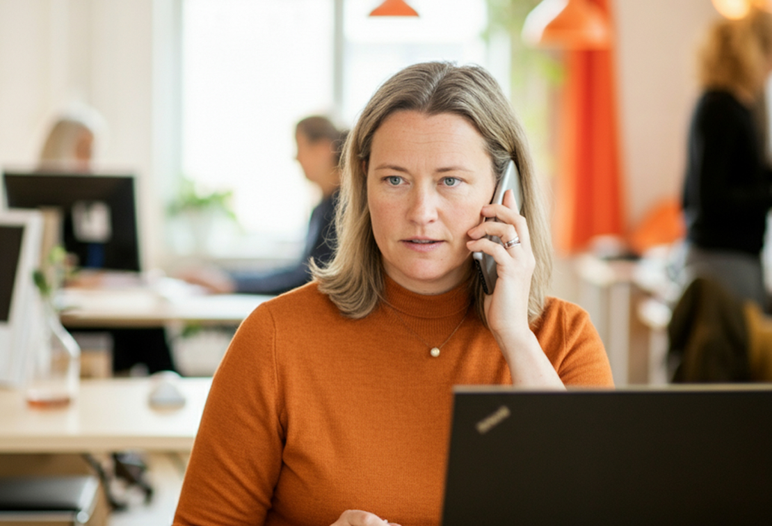 Minimal fintech website design with big fonts