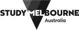 Study Melbourne logo with stylized 'V' shape and text.