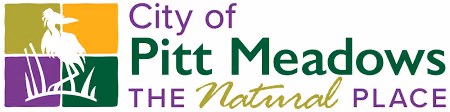 City of Pitt Meadows logo with stylized natural landscape icons and the tagline 'The Natural Place'.