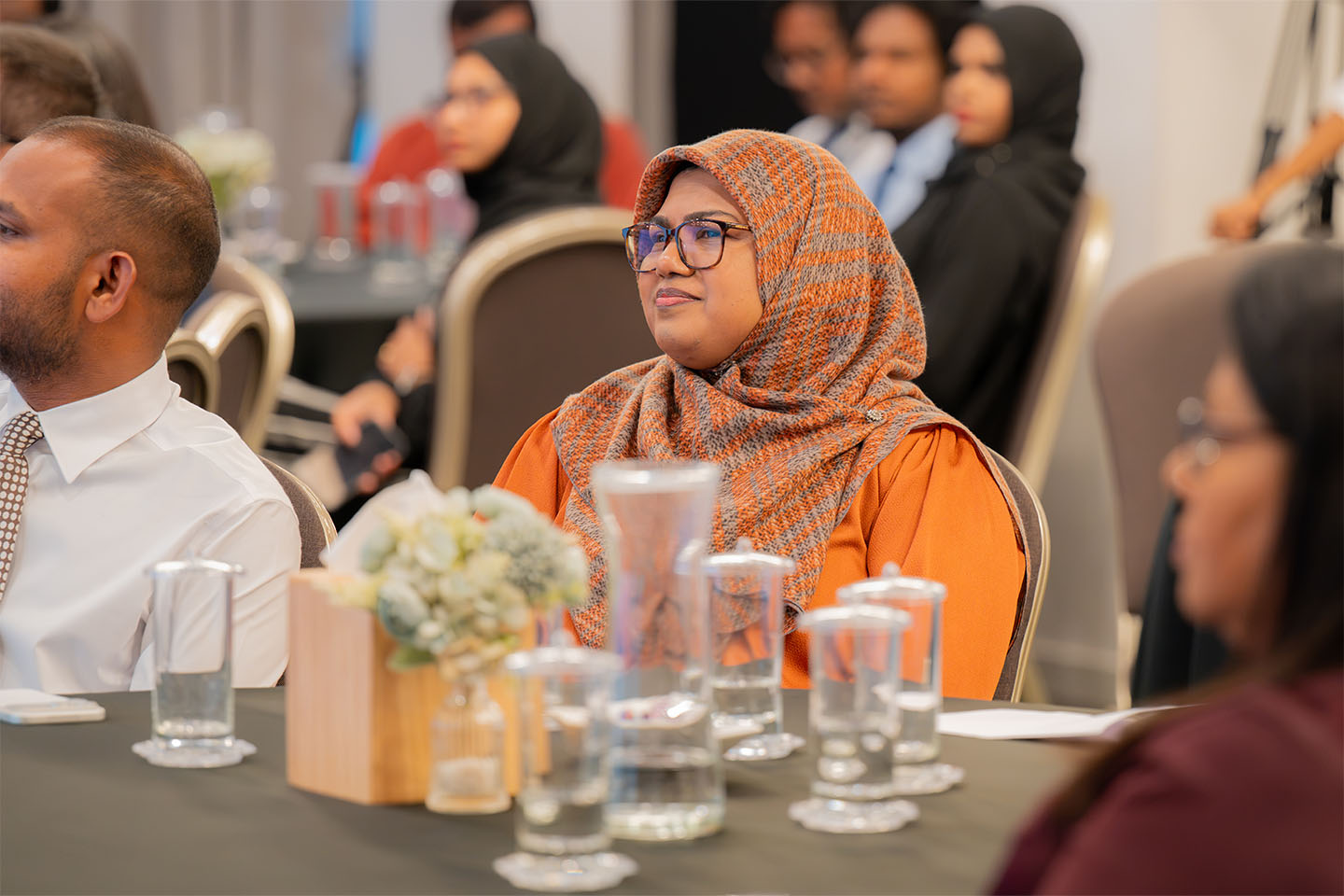 Participants listening at a Future Institute event