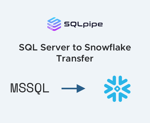 SQL Server to Snowflake Open-Source Transfer Tool