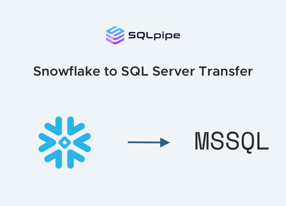 Snowflake to SQL Server Open-Source Transfer Tool