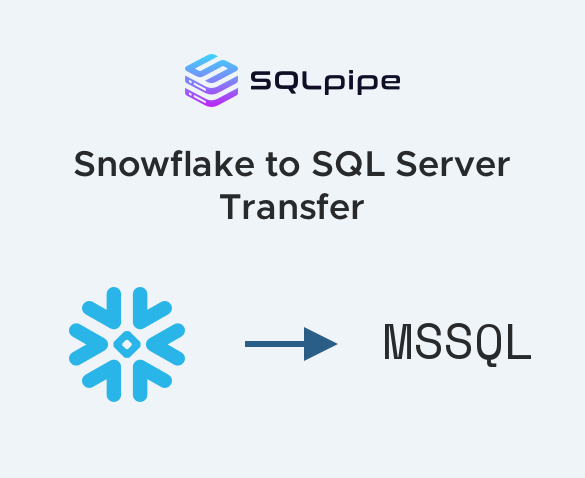 Snowflake to SQL Server Open-Source Transfer Tool