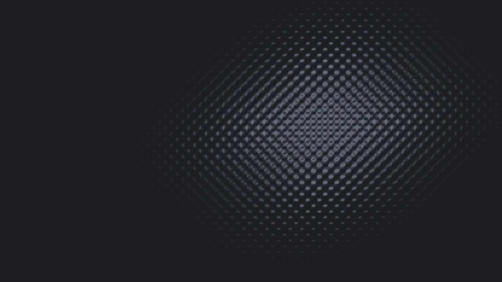 Patrón de puntos luminosos dispuestos en forma de una cuadrícula que se expande hacia los bordes sobre un fondo oscuro, creando un efecto de profundidad y textura.