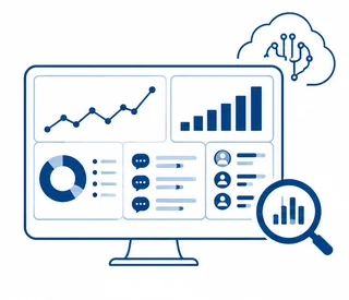 Analítica avanzada: paneles de dashboards con gráficos y métricas