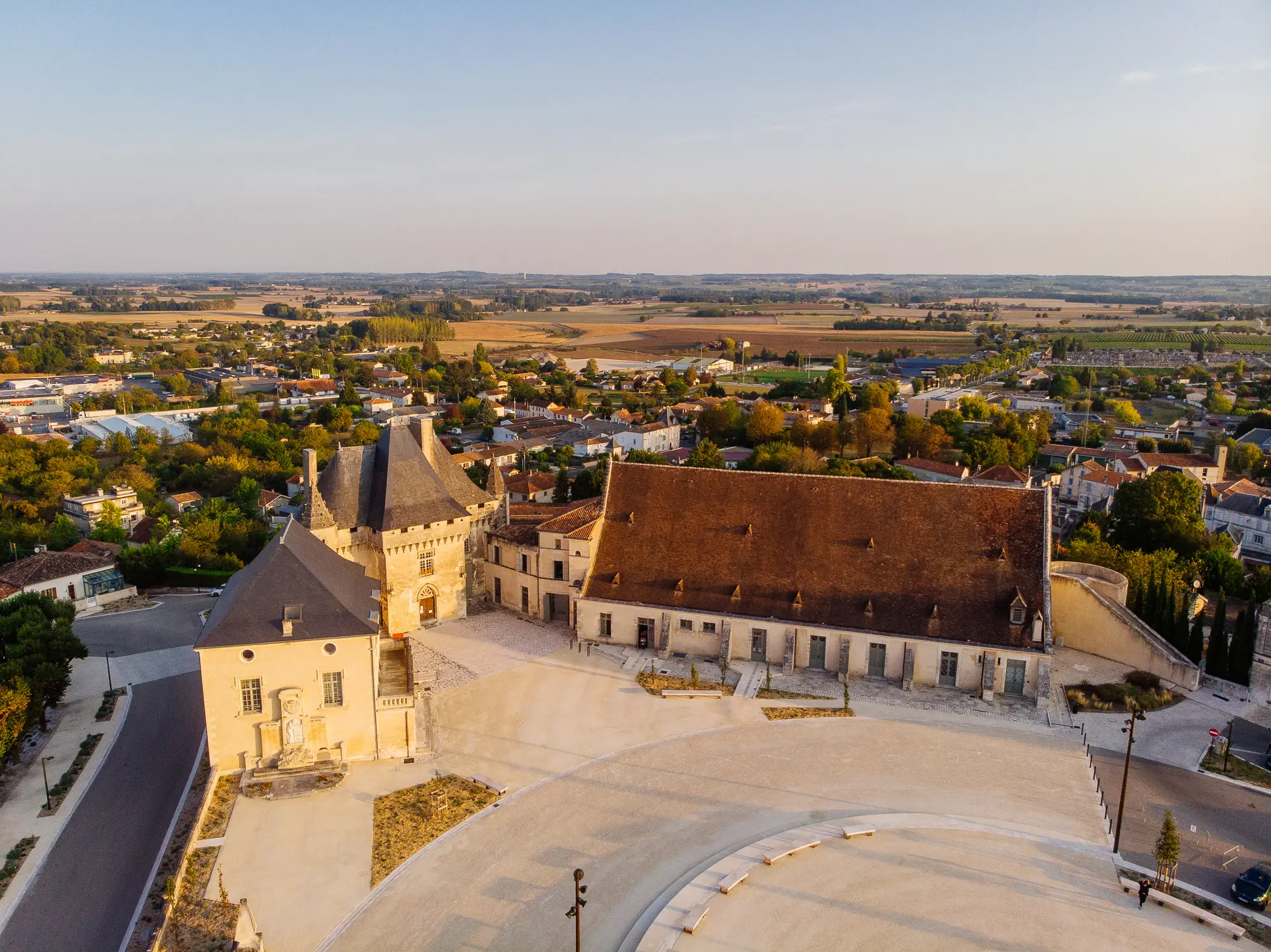 Ville de Barbezieux-Saint-hilaire en Charente.