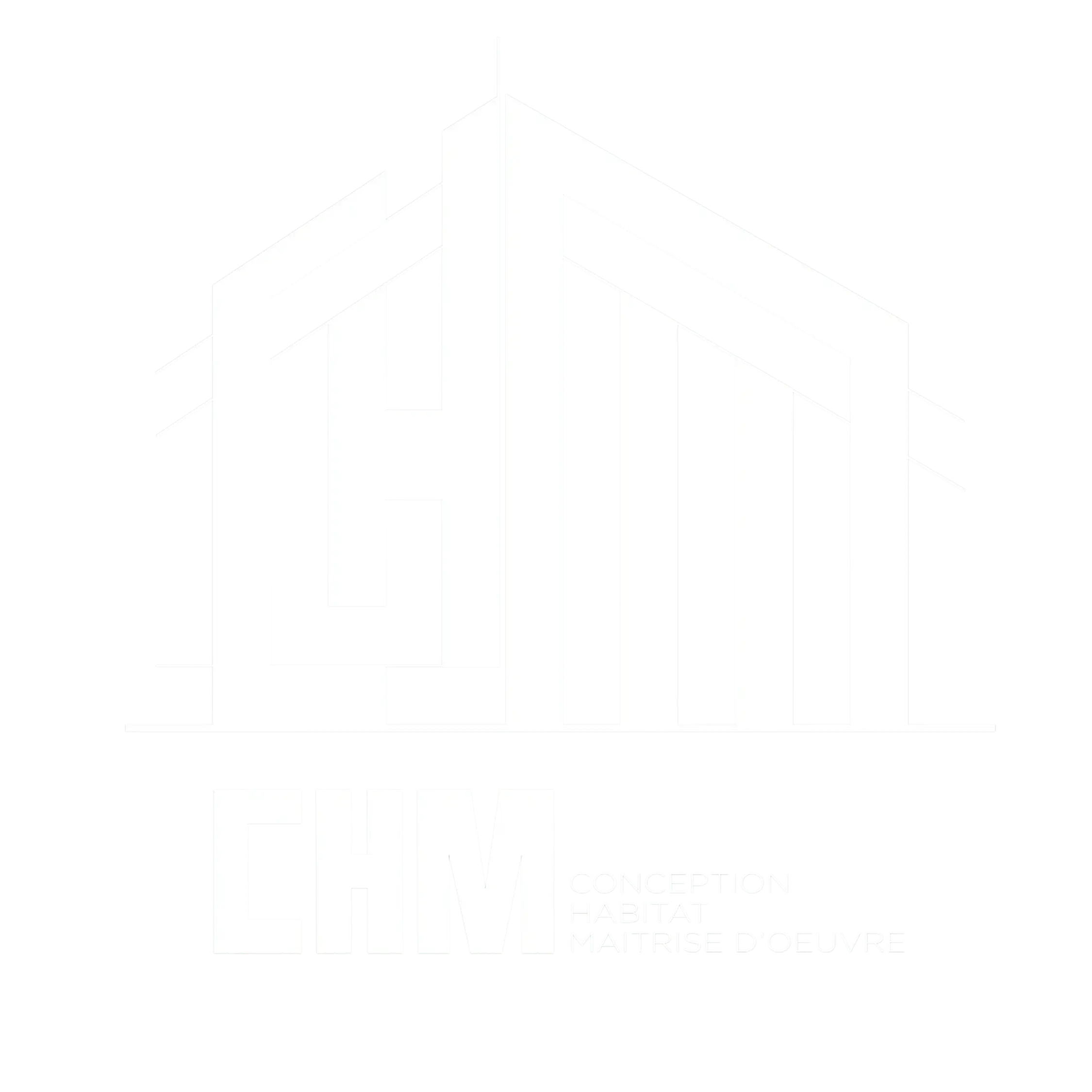 Logo de l'entreprise CHM batiment, maitre oeuvre en Charente.