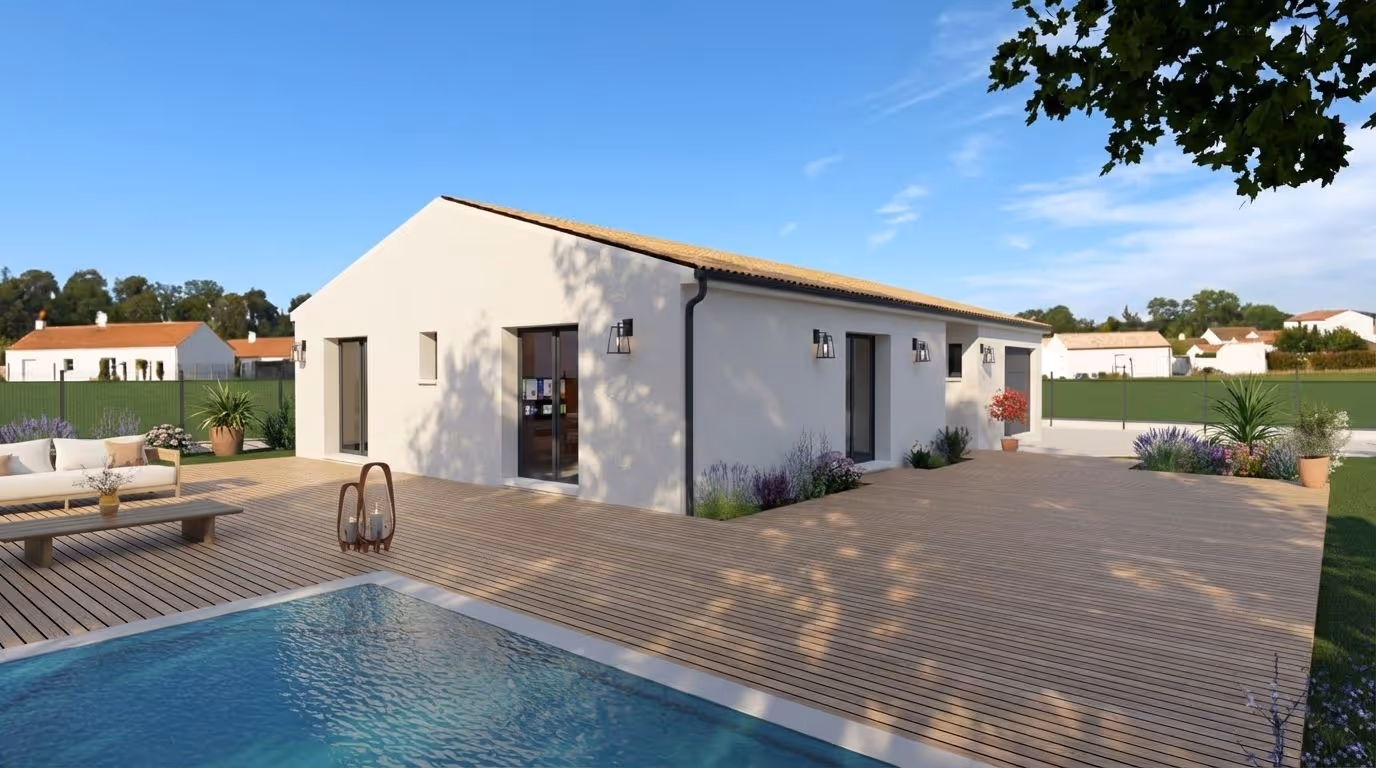 Construction d'une maison individuelle - Villejoubert