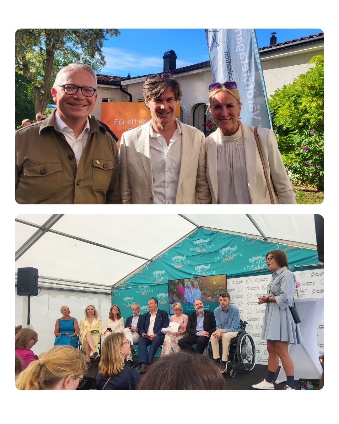 Team Olivia i Almedalen 2026