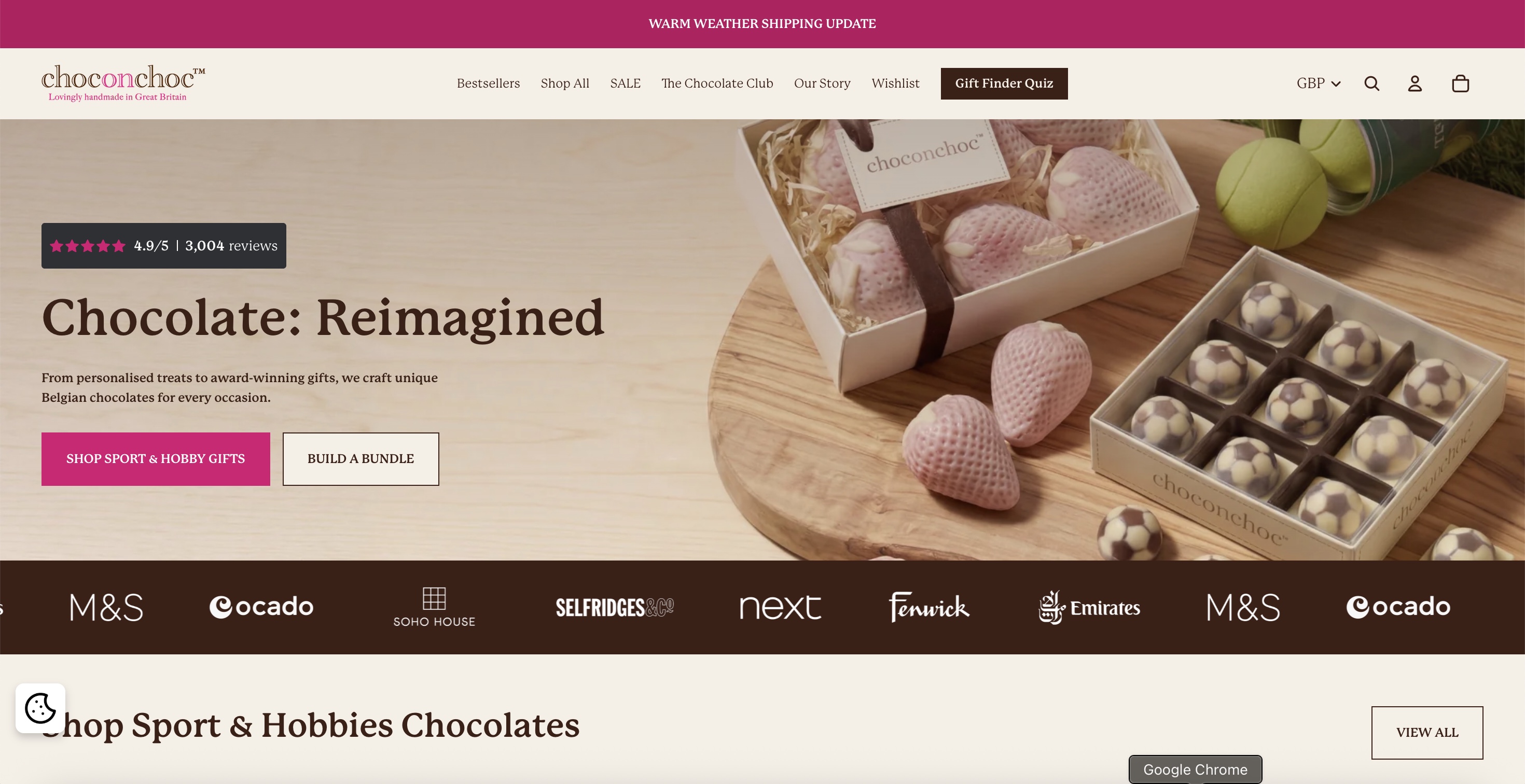 Choc on Choc store after
