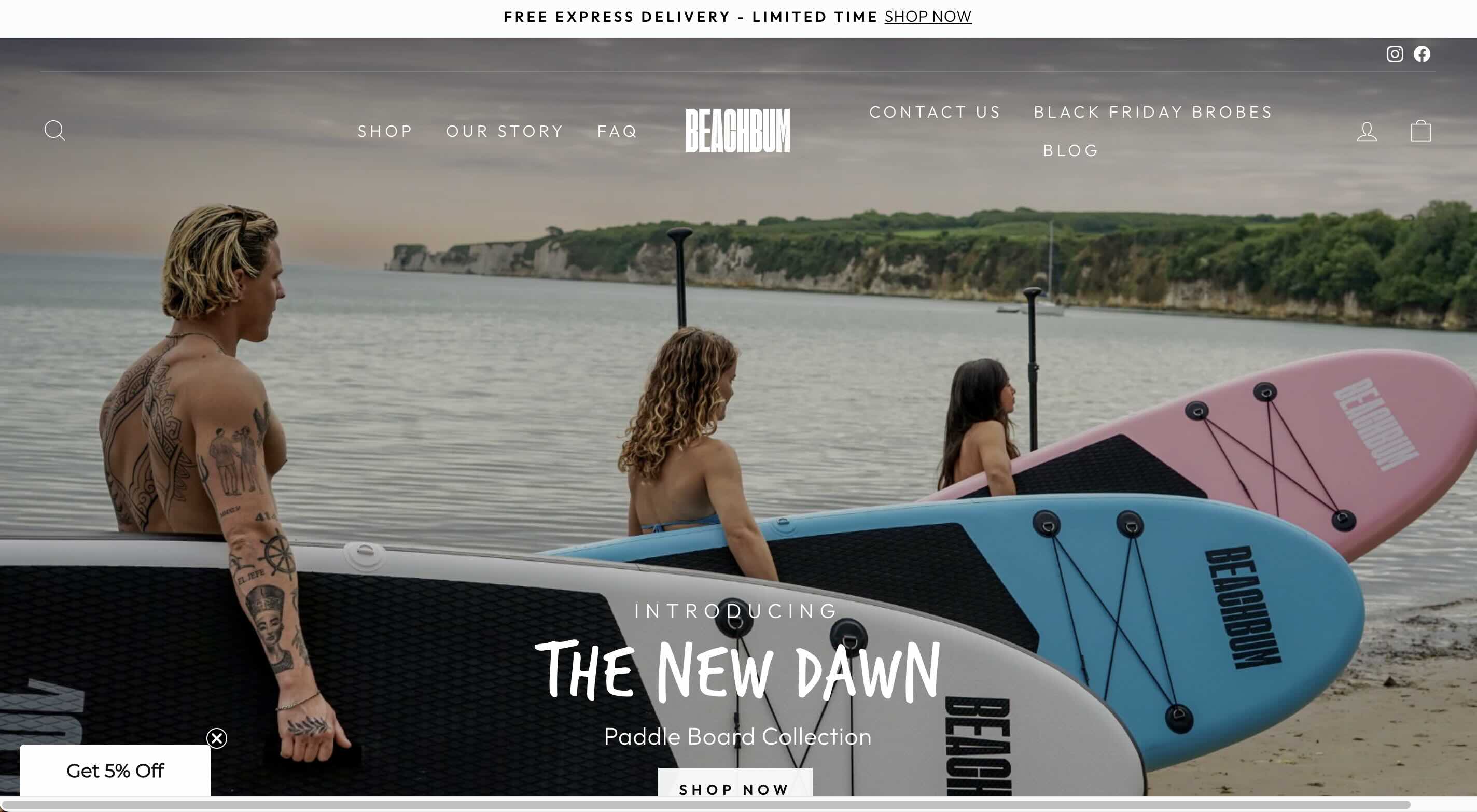 Beachbum store before