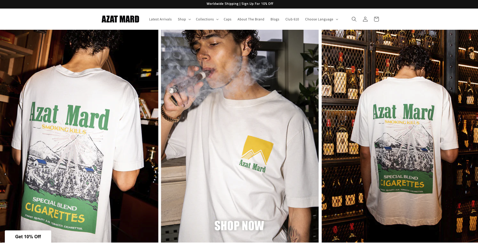 Azat Mard store before