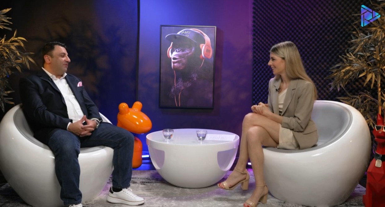 Amir Kolahzadeh on Web3 TV explaining AI data safety and cybersecurity risks