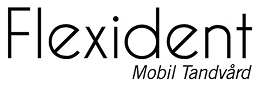 Flexident Mobil Tandvard logo grey scale
