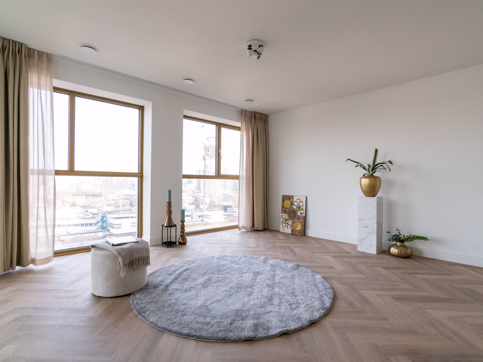 Woonkamer renovatie Zalmhaven type 4 woning