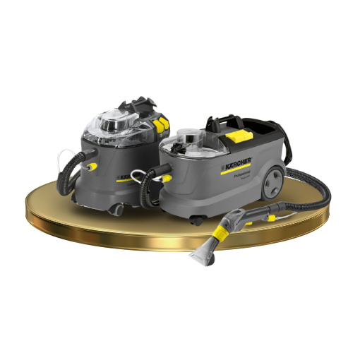 Sahmpouineuses Karcher professionnelles sur socle en or