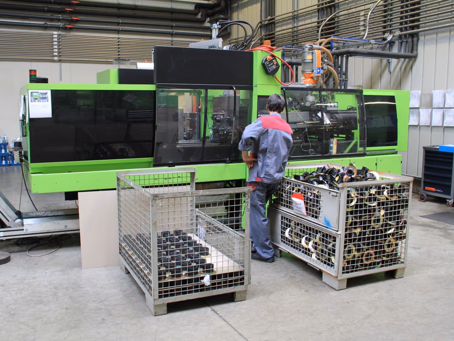 First injection molding plant