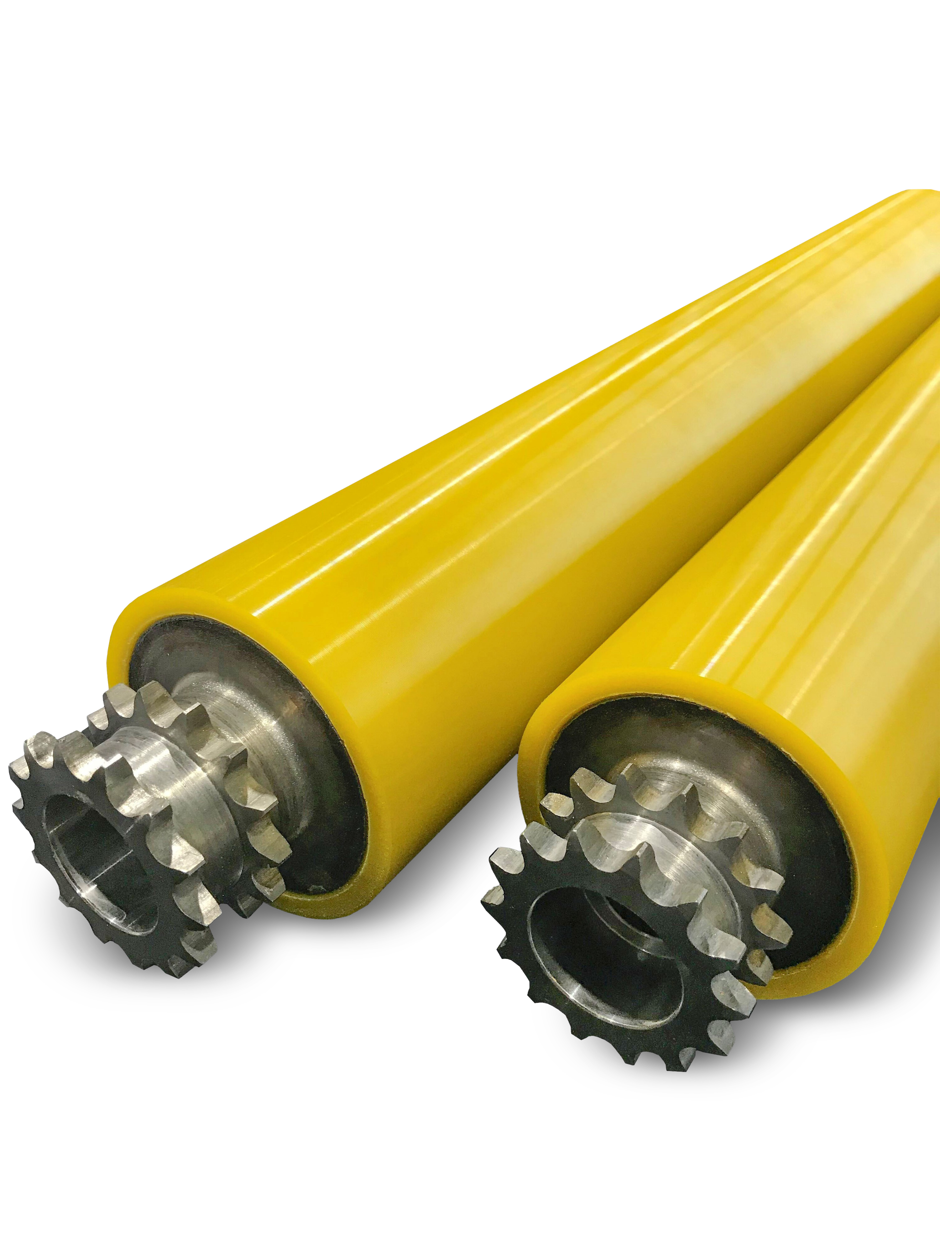conveyor roller with chain drive