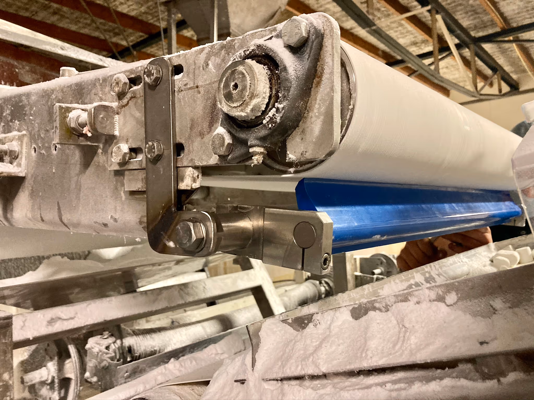 Abstreifer detektierbar