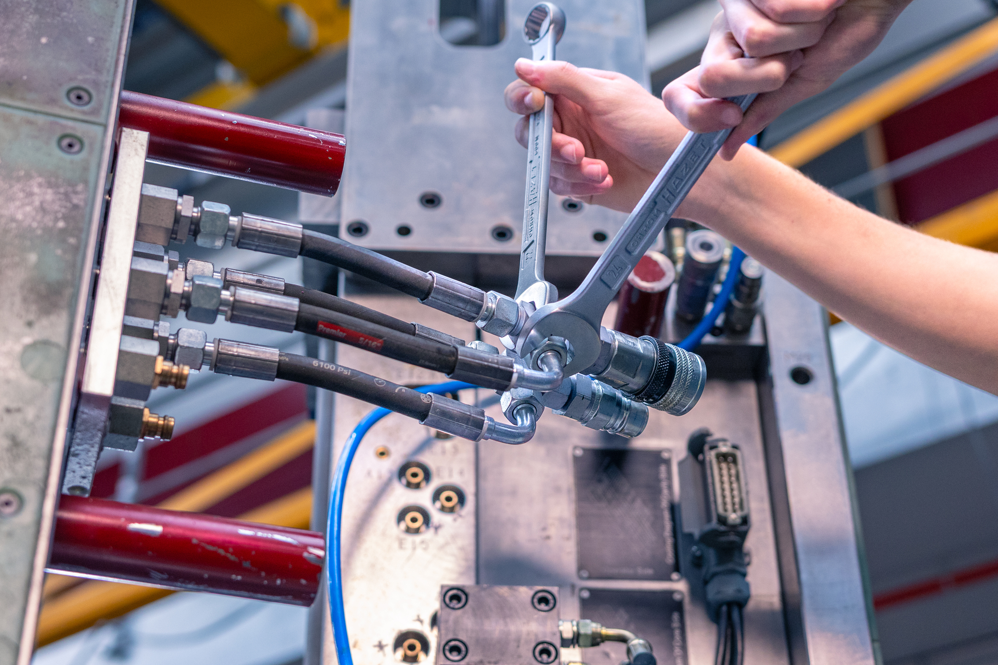 Tool relocation for injection molding