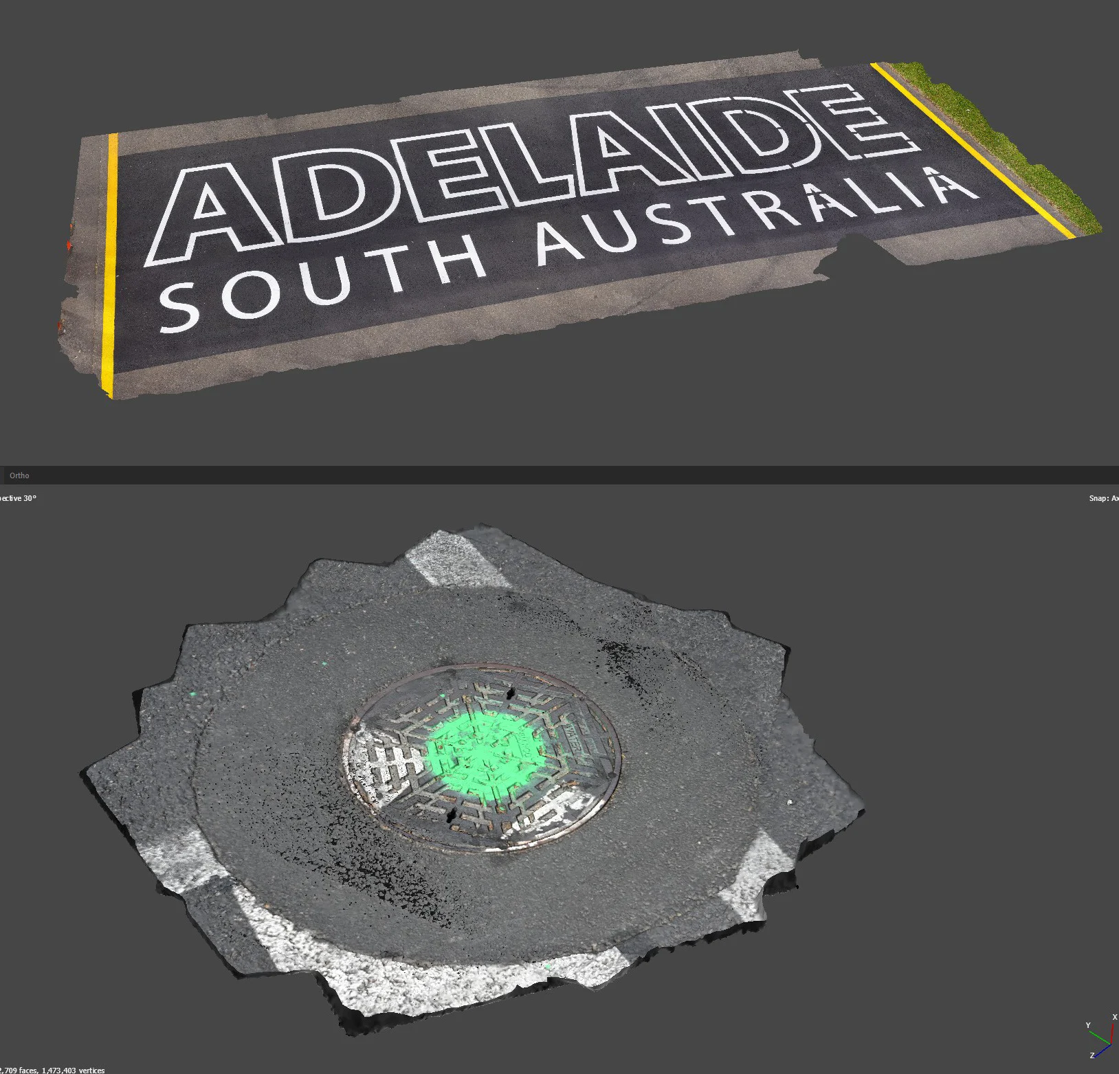 Renders of the Adelaide Street Circuit in the upcoming iRacing season