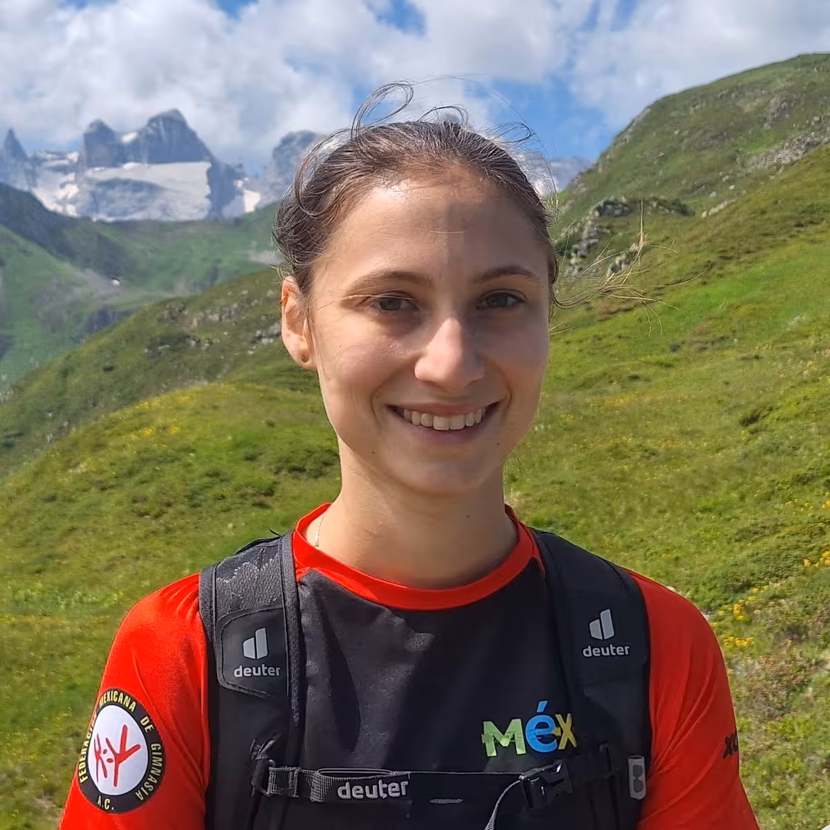 Photo of Clara Tschamon, part of the Pina Earth team