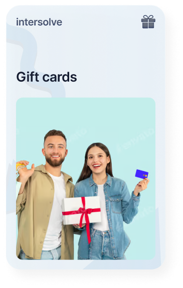 Solution card - giftcard