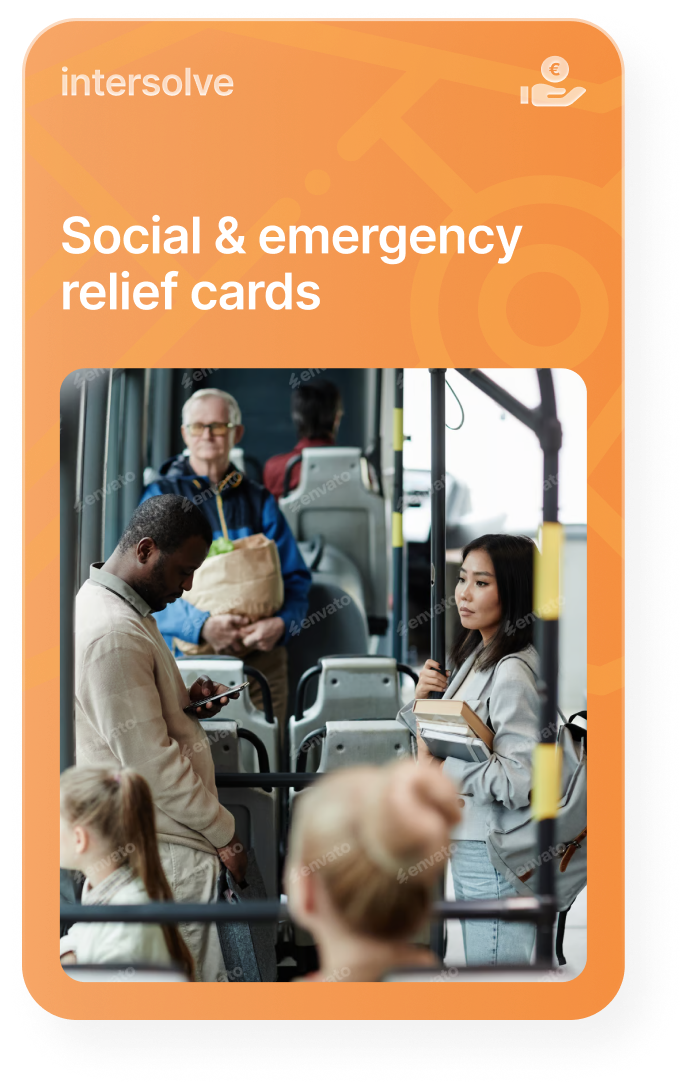 Solution card - social & emergency relief cards